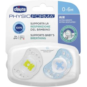 Chicco Physio Air Succhietto Silicone Boy 0-6 Mesi