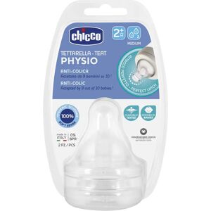 Chicco Tettarella Perfect5 In Silicone Flusso Medio +2 Mesi 2 Pezzi