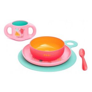 Suavinex Set Svezzamento Impara A Mangiare Girl 6M+