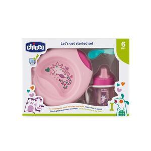 CHICCO Set Pappa 6 Mesi+ 1 Kit Rosa