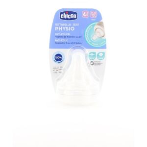 Chicco Tettarella Perfect5 4m Silicone 2 Pz 3 Fori