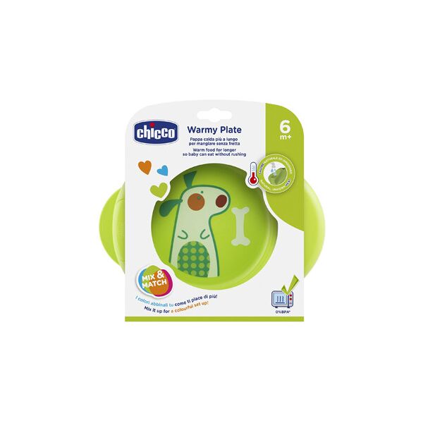 chicco piatto pappacalda verde 6m+