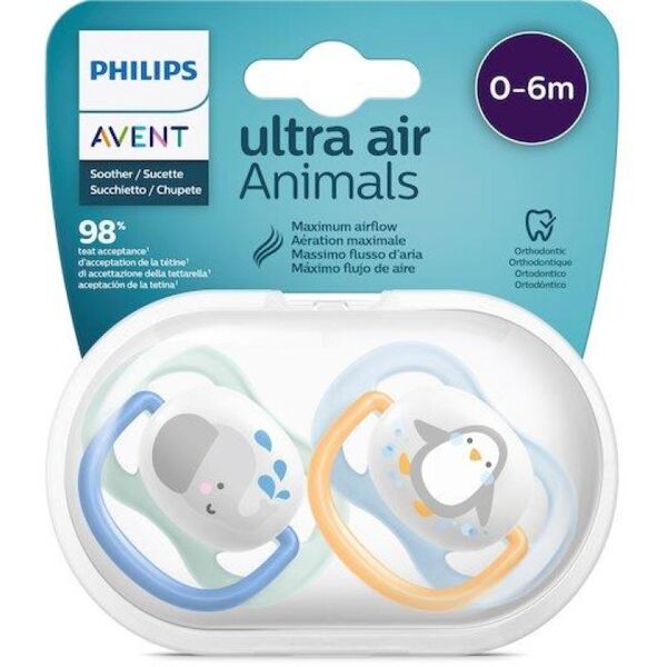 philips spa ultra air animals philips avent 0-6m 2 succhietti