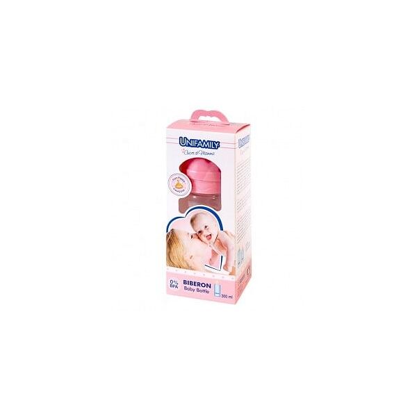 unifamily srl unifamily biberon 300 ml caucciu' girl