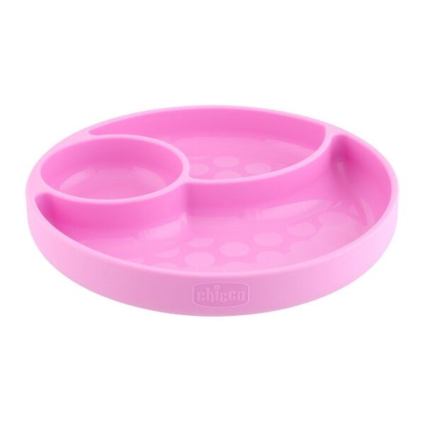 chicco piatto con ventosa silicone girl 12m+