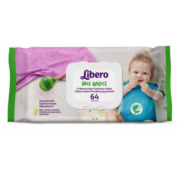 essity (lib,temp) libero wet wipes 64 pezzi