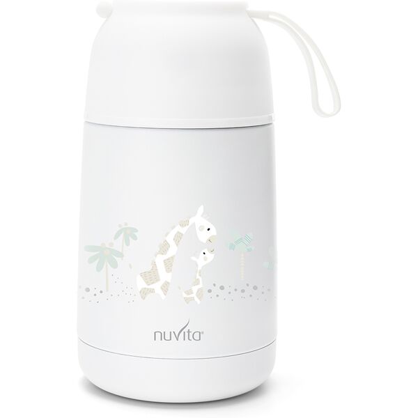 nuvita contenitore termico bianco cibi liquidi solidi 620 ml