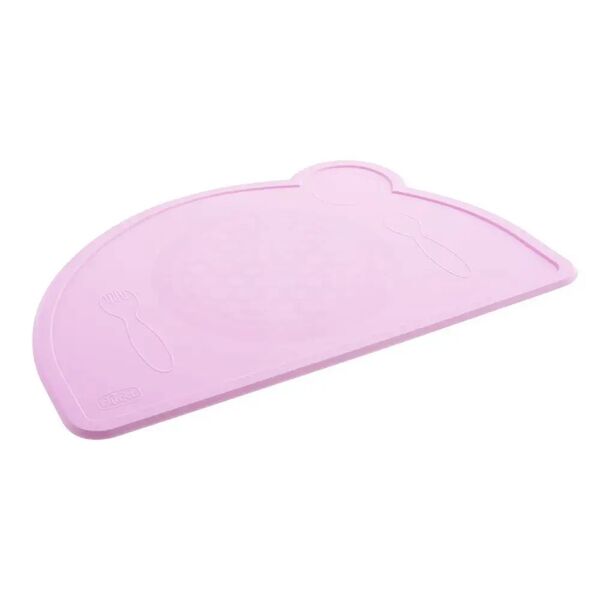 chicco tovaglietta silicone rosa +18 mesi