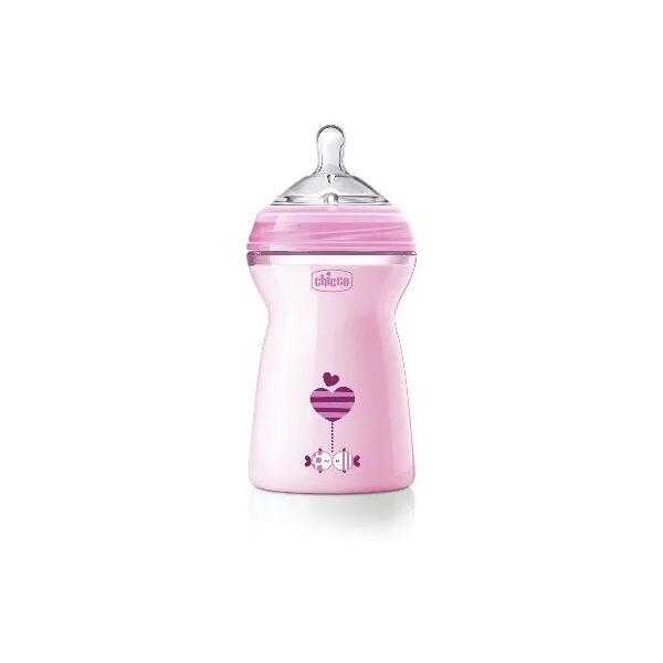 chicco biberon natural feeling 6m+ girl 330 ml