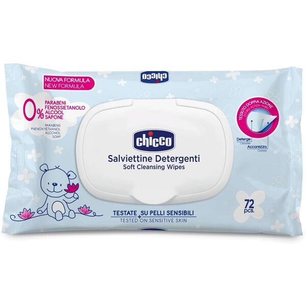 chicco salviettine detergenti 72 pezzi