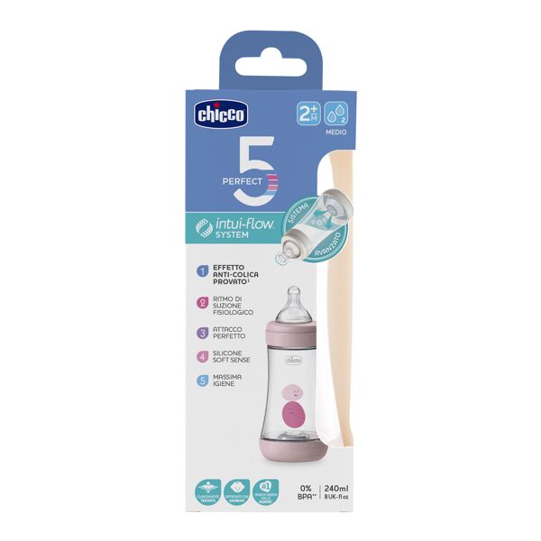 chicco ch bib.perf5 2f.sil.girl 240ml