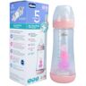 Chicco Biberon Perfect 5 Flusso Veloce In Silicone Girl +4 Mesi 300 ml