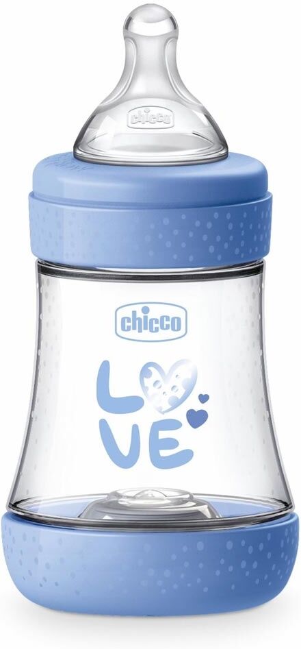 Chicco Perfect 5 - Biberon 0M+ Flusso Lento Capacità 150ml Azzurro