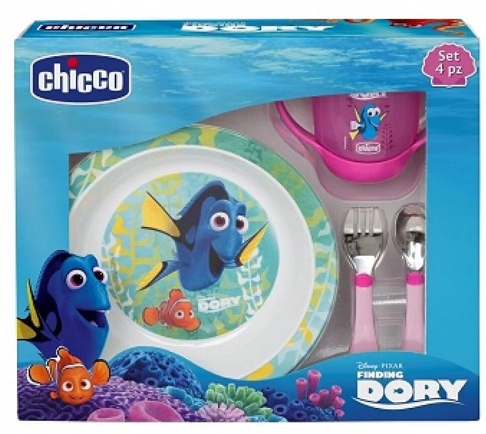 Chicco Set Pappa Dory Rosa 18+