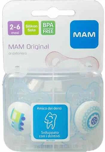 Mam Original Succhietto 2-6 Mesi Silicone Confezione Singola