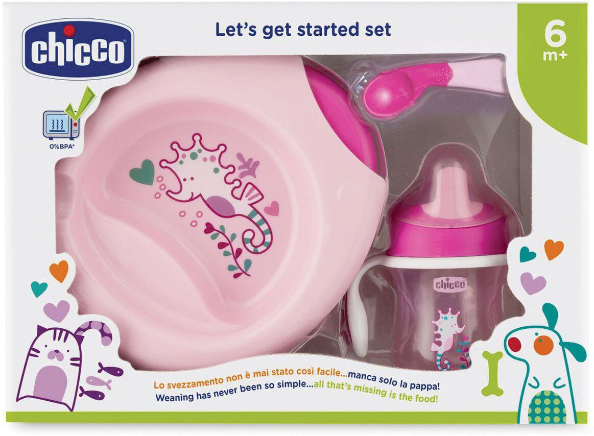 Chicco Set Pappa Rosa 12m+