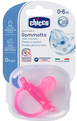 Chicco Gommotto In Silicone Girl 0-6 Mesi 1 Pezzo