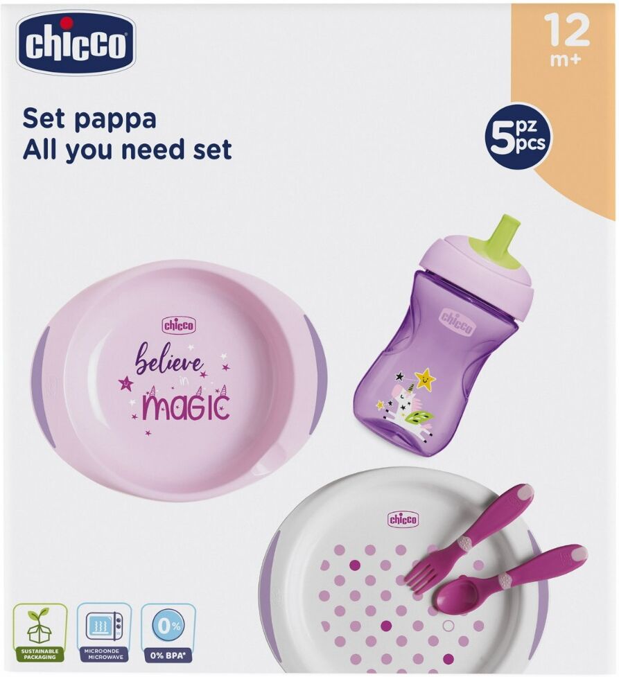 Chicco Set Pappa 12M+ Rosa