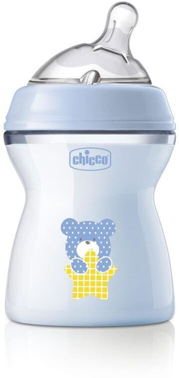 Chicco Biberon Natural Feel Pp 2 Mesi+ 250 ml Azzurro