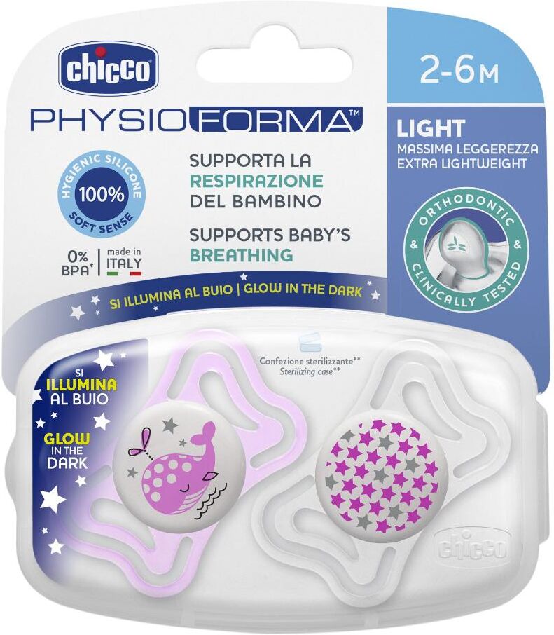 Chicco Succh 7103141 Lig Lum Sil2-6m 2p