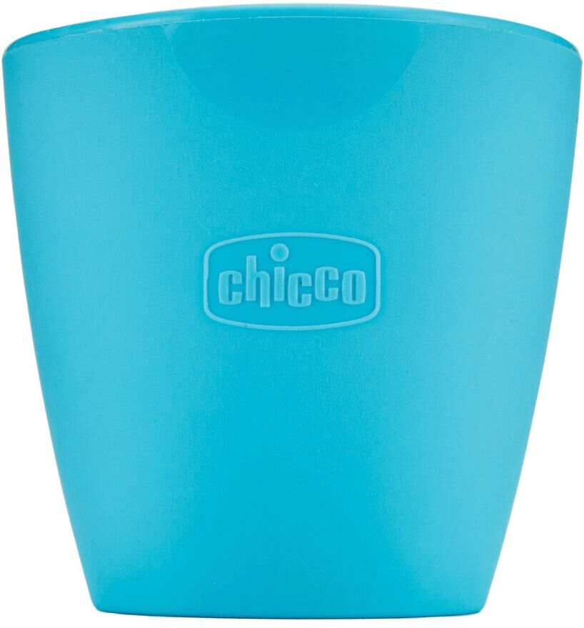 Chicco Ch Bicchiere Sil Azzurro 6m+