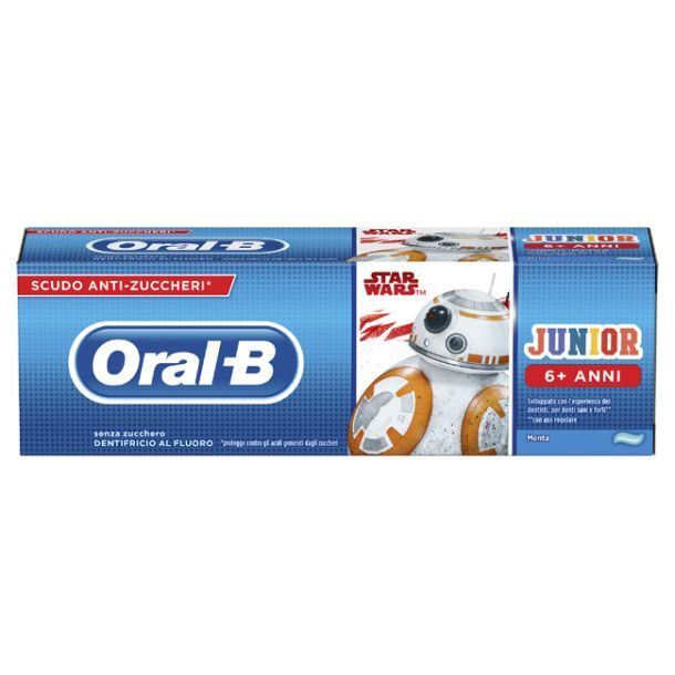 ORAL-B Junior Dentifricio Star Wars +6 anni 75 ml