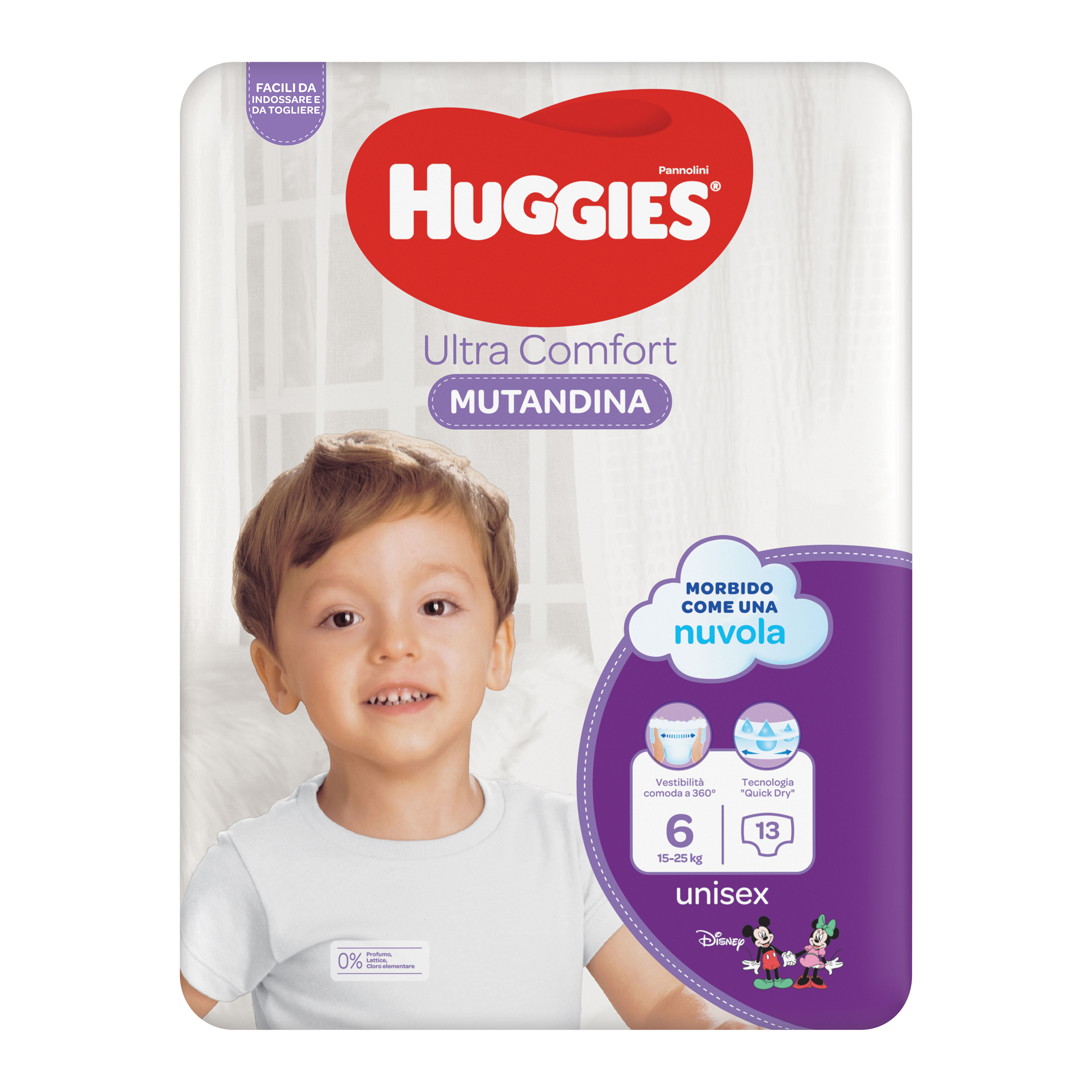 HUGGIES Hugg.p-mut.6(15-25kg)13pz