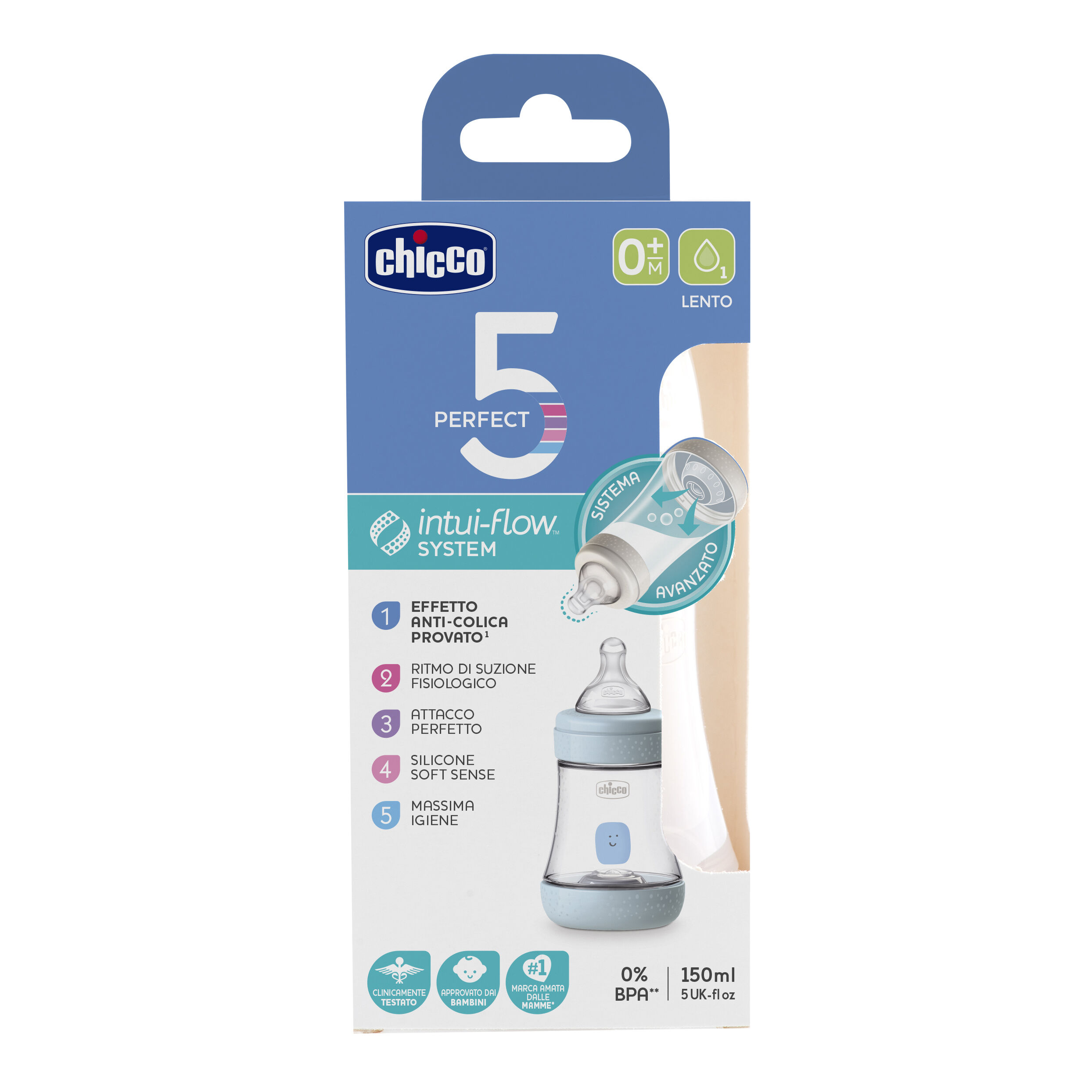 Chicco Ch bib.perf5 1f.sil.boy 150ml