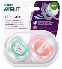 Avent Ultra air 18m+ - 2 succhietti rosa modelli assortiti