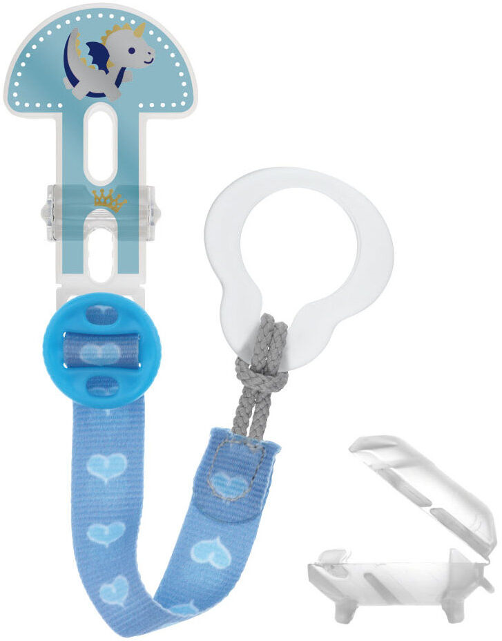 MAM Clip It! & Cover 0+ Mesi 1 Clip Azzurra