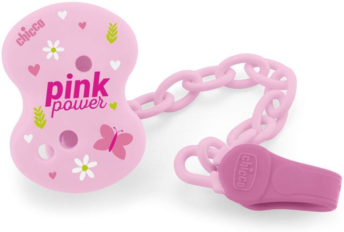 chicco easy clip 0 mesi+ 1 clip rosa