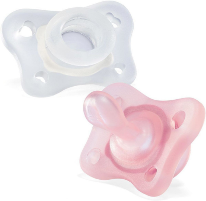 Chicco Gommottino Girl Silicone 0-2m 2 Pz