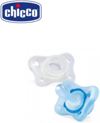 Chicco Gommottino Boy Silicone 0-2m 2 Pz