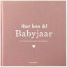 Pink Peach Mijn Babyjaar Invulboek - Pink