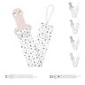 Kikkaboo Baby fopspeen clip Savanna, fopspeenketting, fopspeenketting, vanaf de geboorte, kleur: roze