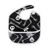 MONTOJ Cool Skeleton Schedel Patroon Baby Meisje Drool Bibs voor Drooling en Teething Baby Boy Teething Bibs voor 6-24 Maanden