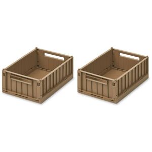 Liewood Weston Oppbevaringskasse 2-Pack S, Oat