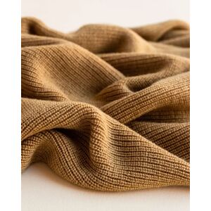 Ullteppe Baby - 100% Italiensk Merino   Hvid Felix - Ochre