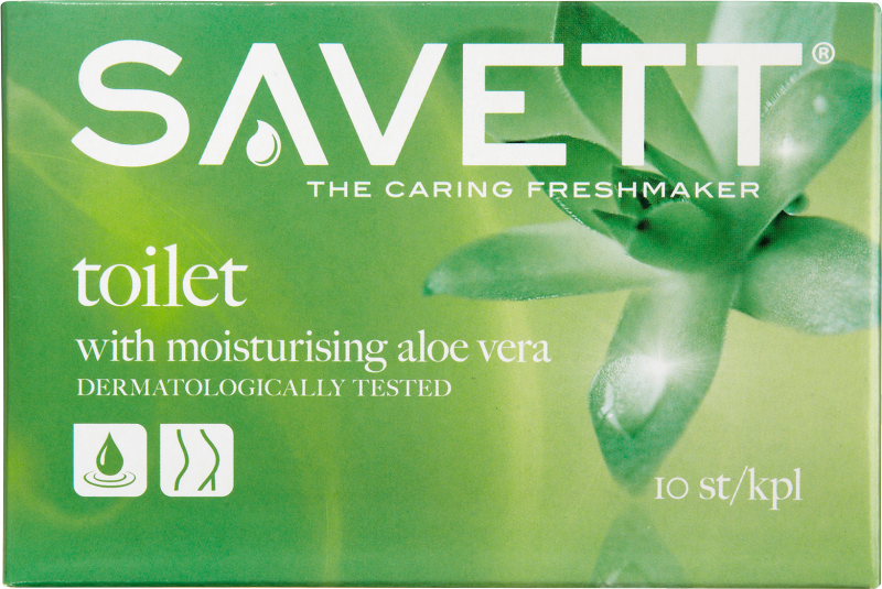 Savett Toilet Wet Wipes 10 stk Våtservietter