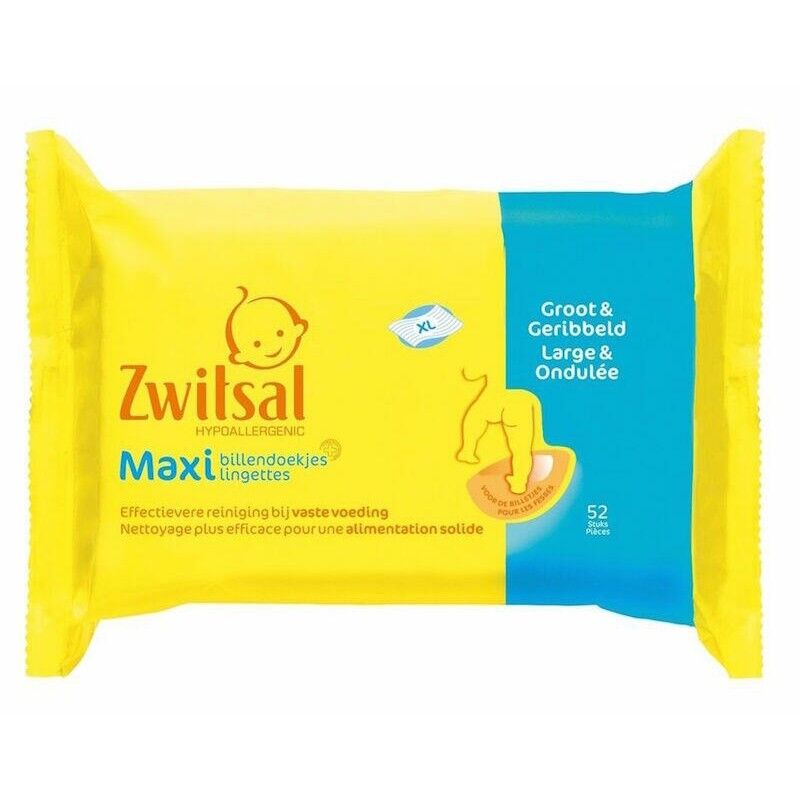 Zwitsal Maxi Baby Wipes 52 stk Våtservietter