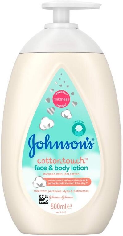 Johnson's Baby Cotton Touch Face & Body Lotion 500 ml Babykrem