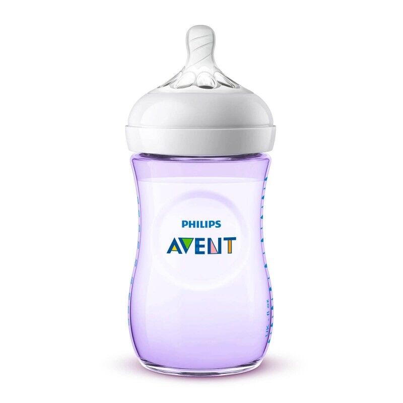 Philips Natural Bottle 2.0 Purple 260 ml Baby Tilbehør