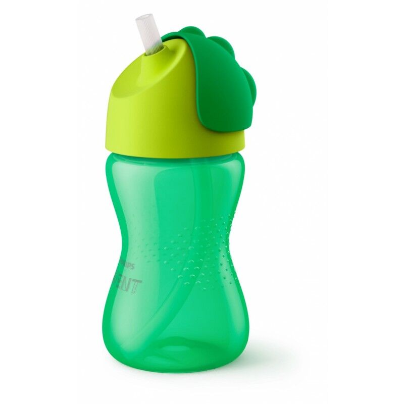 Philips Bendy Straw Cup Green 300 ml Baby Tilbehør