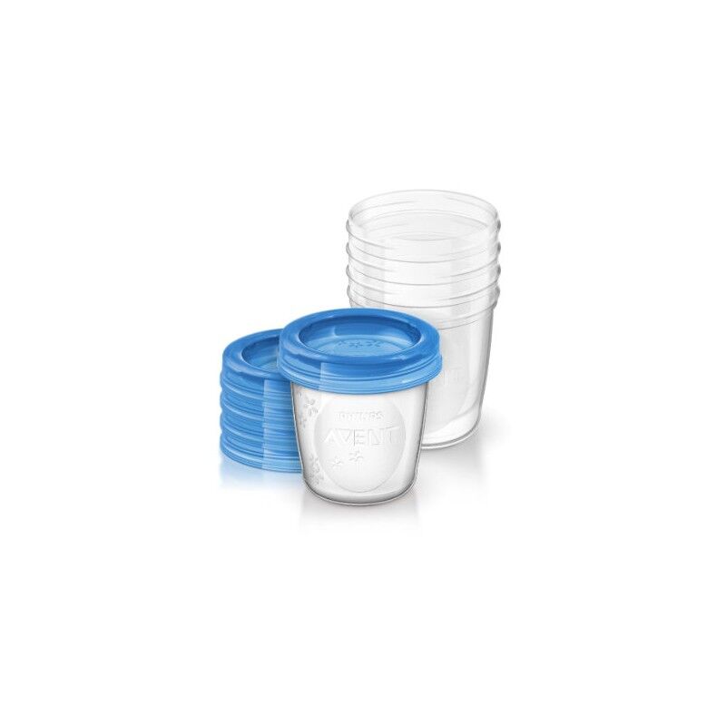 Philips Reusable Food Storage Cups 5 x 240 ml Baby Tilbehør