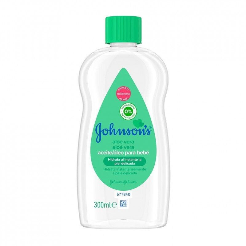 Johnson's Baby Oil Aloe Vera 300 ml Babyolje