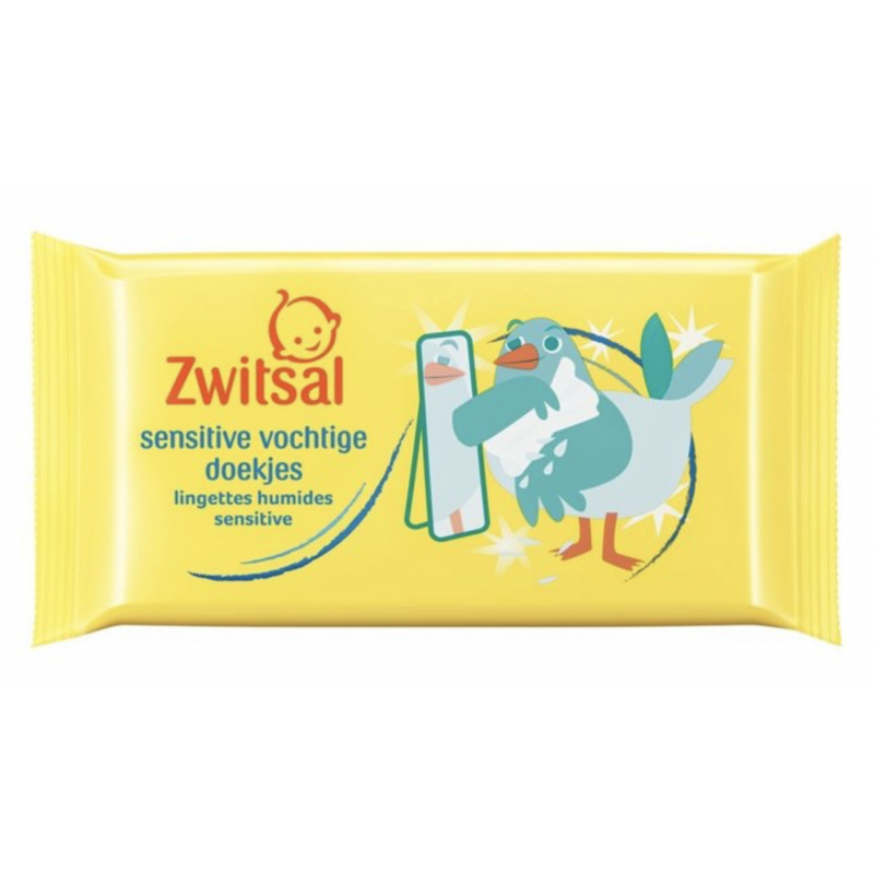 Zwitsal Baby Wipes Sensitive Animal 57 stk Våtservietter