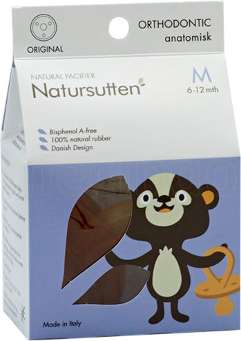 Natursutten Anatomisk M 6-12 mdr. - 1 stk