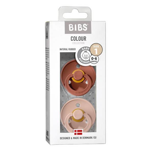 Bibs Color Smokk 2-Pk, Woodchuck/blush