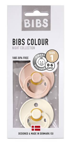 Bibs Color Smokk 2-Pk, Ivory/blush