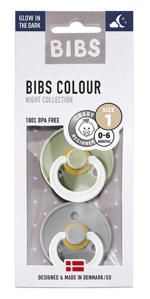 Bibs Color Smokk 2-Pk, Sage Night/cloud Night